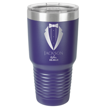 Personalized Engraved Tumbler For Groomsmen Wedding Gifts